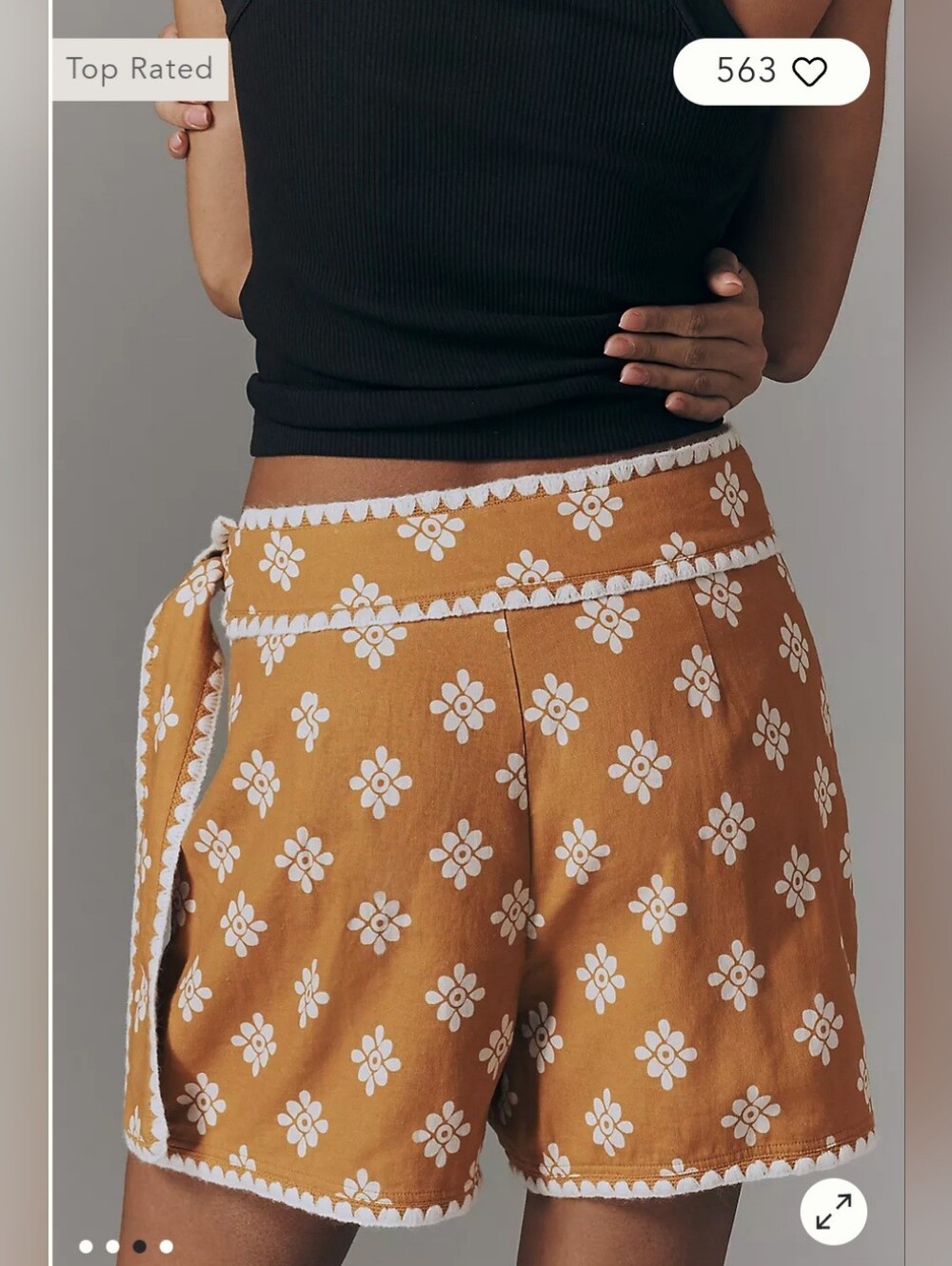 New Farm Rio For ANTHROPOLOGIE beautiful Skort. NWT - Picture 3 of 5
